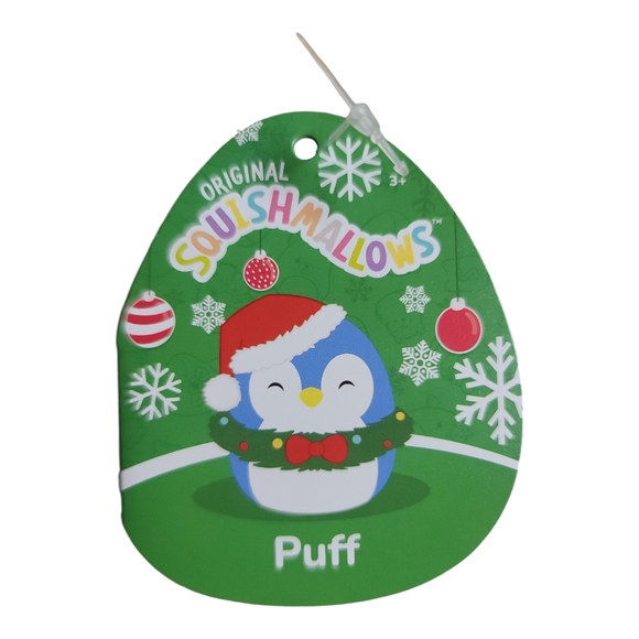 Original Squishmallows "Puff" Christmas Tree Hanging Ornament Santa Hat 11/30/21 - Picture 3 of 11